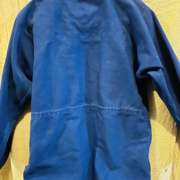 Fuji GI Gear Kimono Size 4 Unisex – Martial Arts Training Gi Blue White Heavy Du - Picture 5 of 15